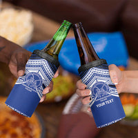 Personalised Tonga Taufa'ahau Pilolevu College 4 in 1 Can Cooler Tumbler Polynesian Ngatu Tribal