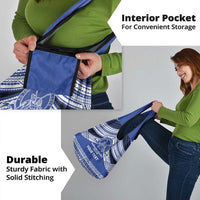 Personalised Tonga Taufa'ahau Pilolevu College Grocery Bag Polynesian Ngatu Tribal