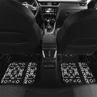 Black Tongan Ngatu Fonulei Pattern Car Mats