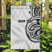 Hawaii and Japanese Culture Personalised Garden Flag With Polynesian Tribal Tattoo Style