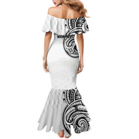 Hawaii and Japanese Culture Personalised Mermaid Dress With Polynesian Tribal Tattoo Style