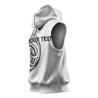 Hawaii and Japanese Culture Personalised Sleeveless Hoodie With Polynesian Tribal Tattoo Style LT9 - Polynesian Pride