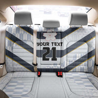 Japan Pacific Rugby 2022-23 Custom Back Car Seat Cover Black Sakura Japanese Wave Pattern