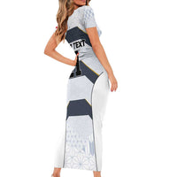 Japan Pacific Rugby 2022-23 Custom Family Matching Short Sleeve Bodycon Dress and Hawaiian Shirt Black Sakura Japanese Wave Pattern LT9 - Polynesian Pride