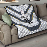 Japan Pacific Rugby 2022-23 Custom Quilt Black Sakura Japanese Wave Pattern LT9 - Polynesian Pride