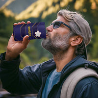 Japan Pacific Rugby 2022-23 Custom 4 in 1 Can Cooler Tumbler Blue Sakura Japanese Wave Pattern