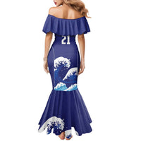 Japan Pacific Rugby Custom Mermaid Dress Go Sakura Japanese Wave Pattern LT9 - Polynesian Pride