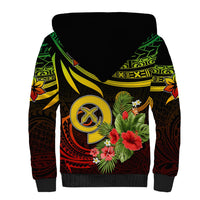 Vanuatu Islands Sherpa Hoodie Proud To Be A Ni-Van LT9 - Polynesian Pride