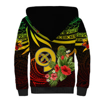 Custom Vanuatu Islands Sherpa Hoodie Proud To Be A Ni-Van LT9 - Polynesian Pride