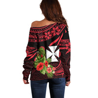 Custom Wallis and Futuna Off Shoulder Sweater Happy Territory Day LT9 - Polynesian Pride
