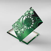 Cook Islands Tattoo Canvas Wall Art Plumeria Polynesian Pattern