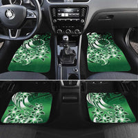 Cook Islands Tattoo Car Mats Plumeria Polynesian Pattern