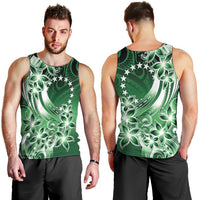 Cook Islands Tattoo Men Tank Top Plumeria Polynesian Pattern