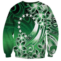 Cook Islands Tattoo Sweatshirt Plumeria Polynesian Pattern