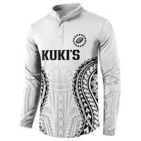 World Rugby Cook Islands Button Sweatshirt Kukis Make History - Polynesian Pride