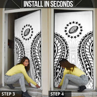 World Rugby Cook Islands Door Cover Kukis Make History - Polynesian Pride