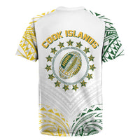 World Rugby Cook Islands Rugby Jersey White Polynesian Tribal Pattern - Polynesian Pride
