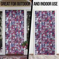 Guam Felis Pasgua Door Cover Pacific Patchwork Xmas Vibes LT9 - Polynesian Pride