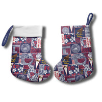 Manuia le Kerisimasi American Samoa Christmas Stocking Pacific Patchwork Xmas Vibes - Polynesian Pride