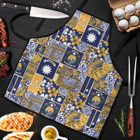 Ekamawir omo Nauru Apron Pacific Patchwork Xmas Vibes - Polynesian Pride