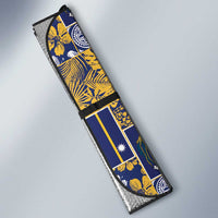 Ekamawir omo Nauru Auto Sun Shade Pacific Patchwork Xmas Vibes - Polynesian Pride