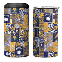 Ekamawir omo Nauru 4 in 1 Can Cooler Tumbler Pacific Patchwork Xmas Vibes - Polynesian Pride
