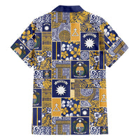 Ekamawir omo Nauru Hawaiian Shirt Pacific Patchwork Xmas Vibes - Polynesian Pride