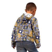 Ekamawir omo Nauru Kid Hoodie Pacific Patchwork Xmas Vibes - Polynesian Pride