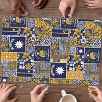 Ekamawir omo Nauru Puzzle Pacific Patchwork Xmas Vibes - Polynesian Pride