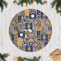 Ekamawir omo Nauru Tree Skirt Pacific Patchwork Xmas Vibes - Polynesian Pride