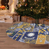 Ekamawir omo Nauru Tree Skirt Pacific Patchwork Xmas Vibes - Polynesian Pride