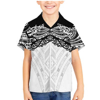 New Zealand Koru Fern Custom Family Matching Mermaid Dress and Hawaiian Shirt Simple Taniko Motif