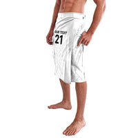 New Zealand Koru Fern Custom Lavalava Simple Taniko Motif