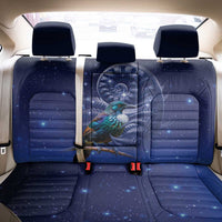Tui Bird Matariki Galaxy Back Car Seat Cover Koru Silver Fern Aotearoa