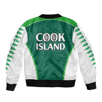 Polynesian Pride Cook Islands Rugby Sleeve Zip Bomber Jacket No1 LT9 - Polynesian Pride