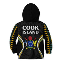 Polynesian Pride Cook Islands Kid Hoodie Tribal Wave Style LT9 - Polynesian Pride