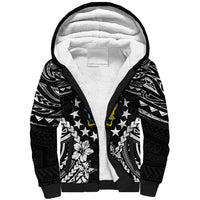Cook Islands Ra o te Ui Ariki Est 1967 Sherpa Hoodie LT9 Unisex Black - Polynesian Pride