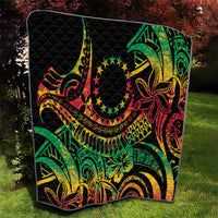 Cook Islands 15 Stars Quilt Kuki Airani Polynesian Tribal Wave Tattoo