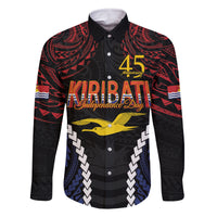 Kiribati 45th Anniversary Independence Day Family Matching Summer Maxi Dress and Hawaiian Shirt Since 1979