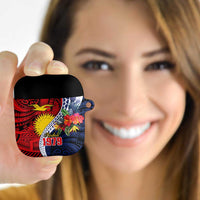 Flag of Kiribati Polynesian Pattern AirPods Case Est 1979 With Tropical Flowers - Polynesian Pride