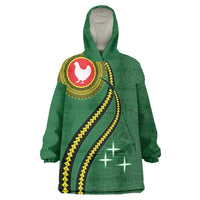 Manua Islands Polynesian Style Wearable Blanket Hoodie
