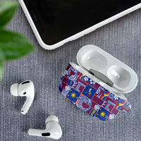 Filipino Maligayang Pasko AirPods Case Pacific Patchwork Xmas Vibes - Polynesian Pride