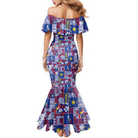 Filipino Maligayang Pasko Family Matching Mermaid Dress and Hawaiian Shirt Pacific Patchwork Xmas Vibes LT9 - Polynesian Pride