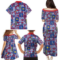 Filipino Maligayang Pasko Family Matching Puletasi and Hawaiian Shirt Pacific Patchwork Xmas Vibes LT9 - Polynesian Pride