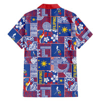 Filipino Maligayang Pasko Family Matching Short Sleeve Bodycon Dress and Hawaiian Shirt Pacific Patchwork Xmas Vibes LT9 - Polynesian Pride