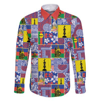 New Caledonia Joyeux Noel Family Matching Summer Maxi Dress and Hawaiian Shirt Pacific Patchwork Xmas Vibes - Polynesian Pride