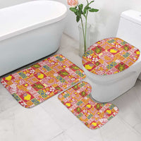 Niue Monuina e Kilisimasi Bathroom Set Pacific Patchwork Xmas Vibes - Polynesian Pride