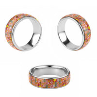 Niue Monuina e Kilisimasi Classic Ring Pacific Patchwork Xmas Vibes - Polynesian Pride