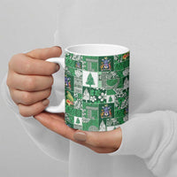 Norfolk Island Meri Krismas Ceramic Mug Pacific Patchwork Xmas Vibes - Polynesian Pride