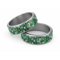 Norfolk Island Meri Krismas Classic Ring Pacific Patchwork Xmas Vibes - Polynesian Pride